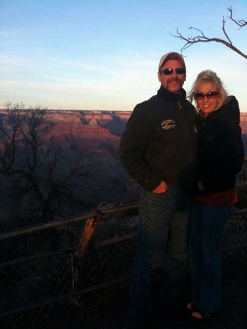Jimmy and Karen at the Grand Canyon.