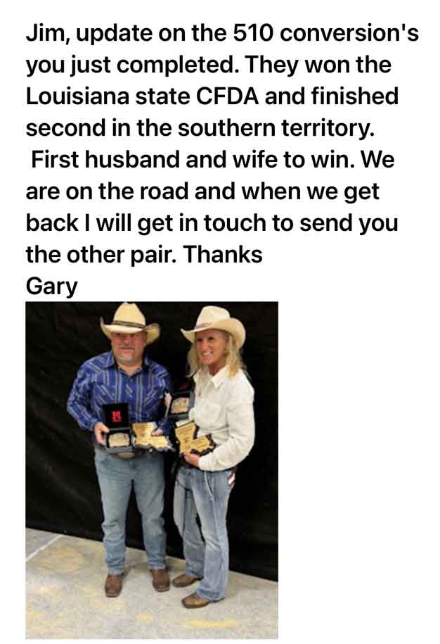 LA State Cowboy Fast Draw Association winners.